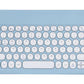 Bluetooth Touchpad for Samsung Galaxy Tab A9 / A9 Plus Detachable Keyboard-Blue