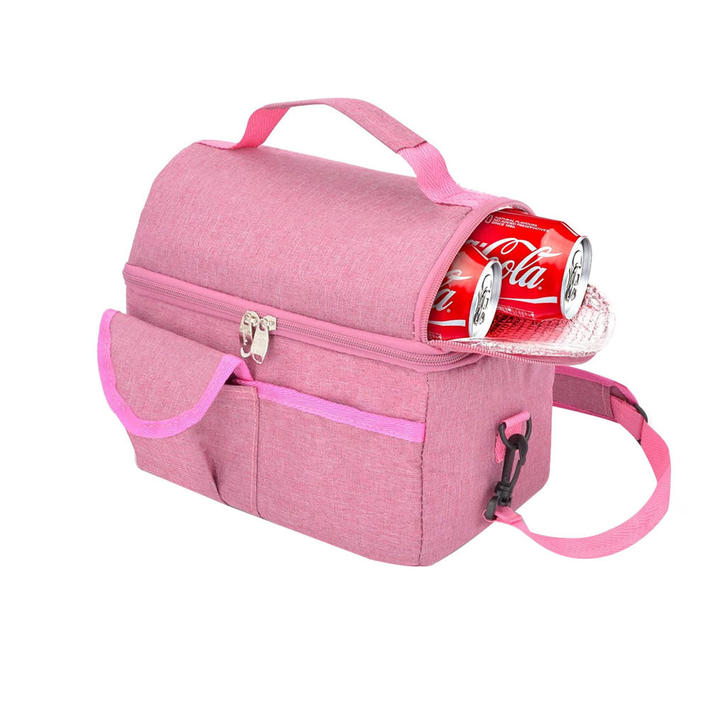Insulated Lunch Bag Cooler Tote Bag with Shoulder Strap