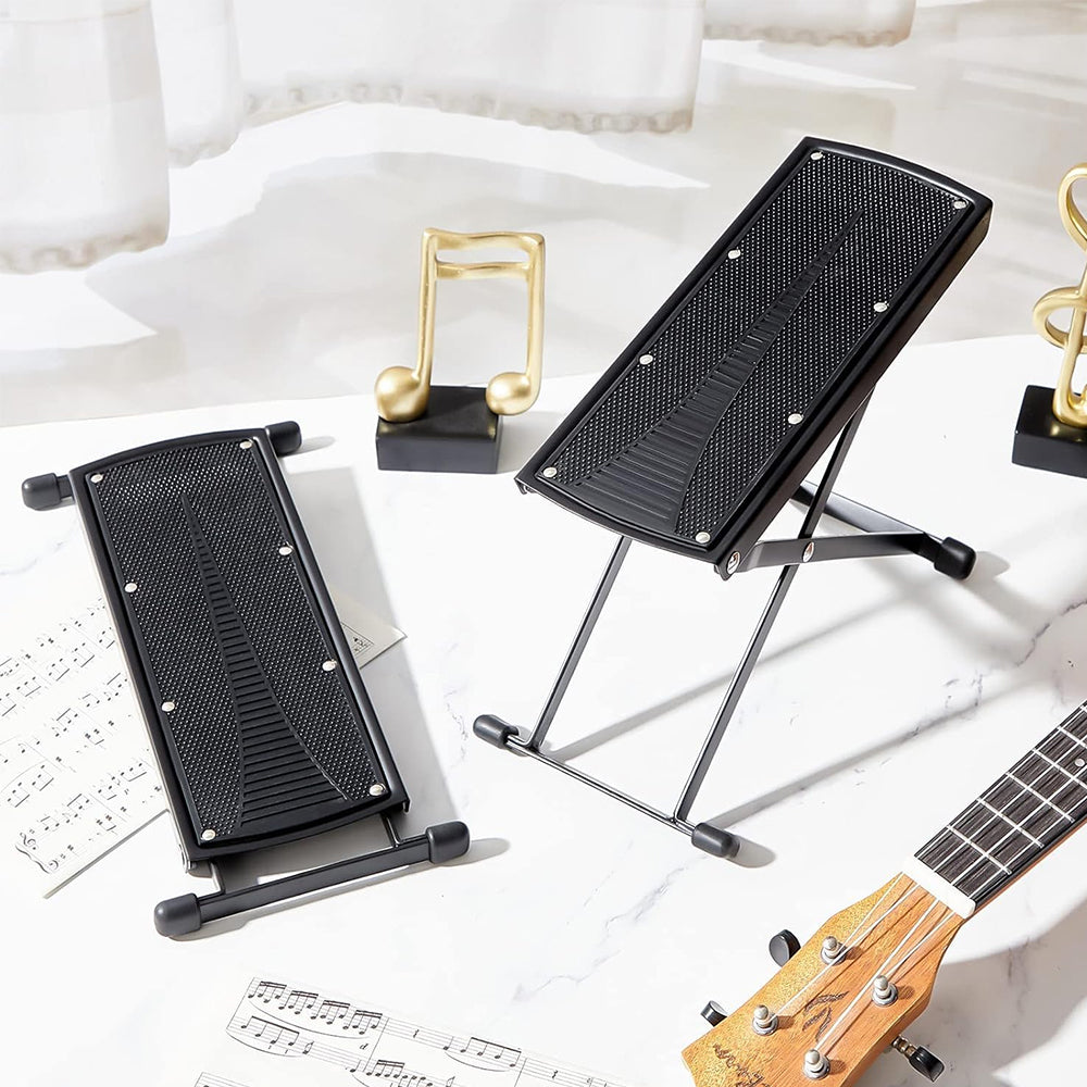 Guitar Foot Rest Stand with 6-Position Adjustable Height
