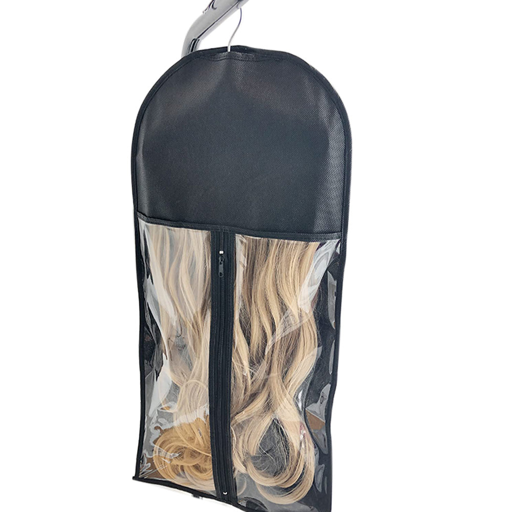 Hair Extension Storage Bags with Hangers for Safe and Tidy Storage