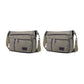 2Pcs Men's Canvas Shoulder Messenger Bag Crossbody