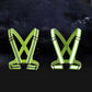4Pcs Reflective Adjustable Security Vests with 4 Arm Bands for Running