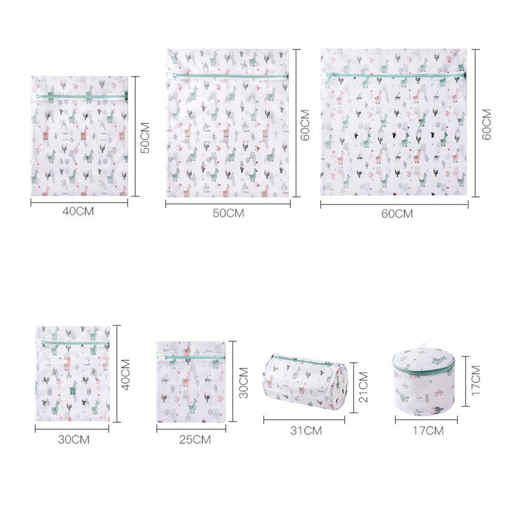 7 Piece Mesh Laundry Wash Bag Set for Delicates Bras and Underwear