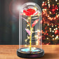 Eternal Rose Night Light in Glass Dome with LED
