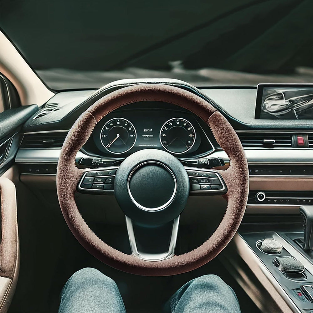 Self-Adhesive Faux Suede Repair Patch for Car Interior Door Panels Center Console