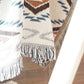 130x160cm Aztec Throw Blanket Bohemian Sofa Throw Blanket with Tassels
