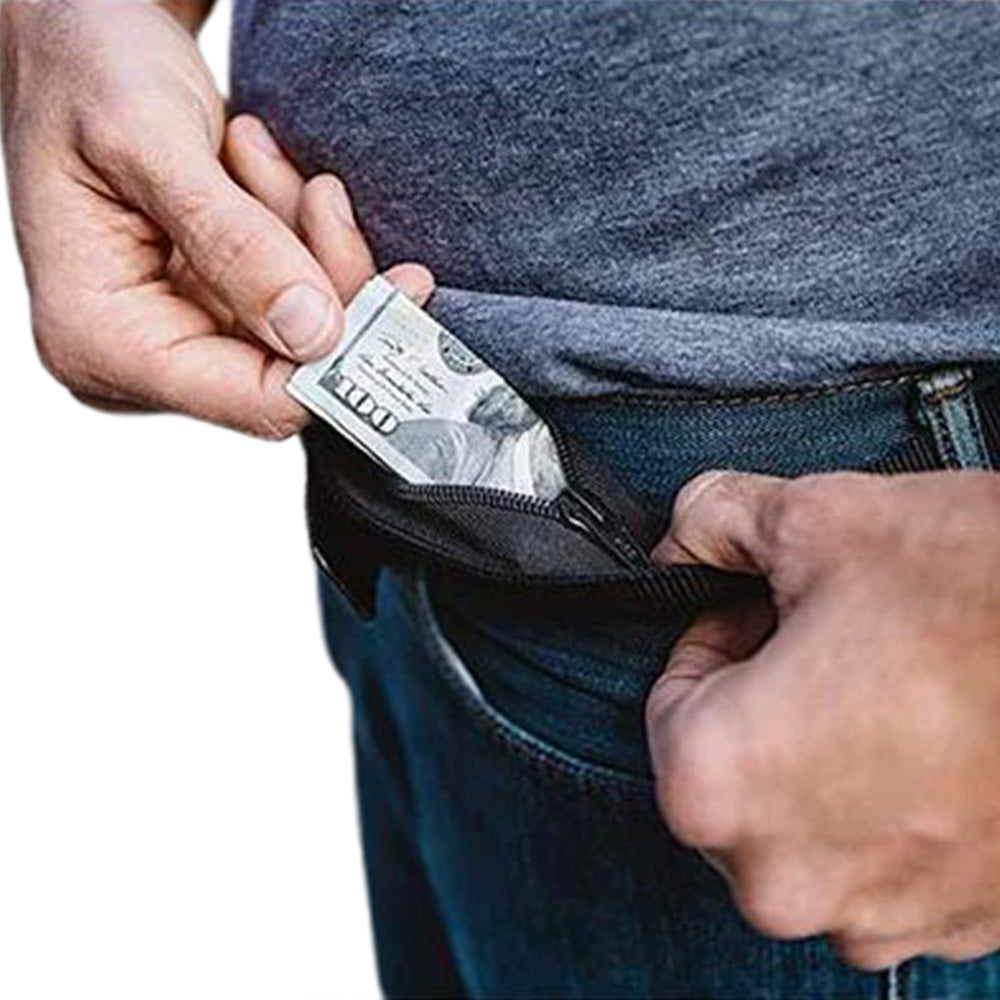 Security Money Belt Security Wallet Waist Travel Hidden Pouch Pocket