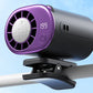 360 Rotatable 199-Speed Ice Cooling Clip Fan with Neck Lanyard TEC Semiconductor Cooling Fan Turbo Boost Wind