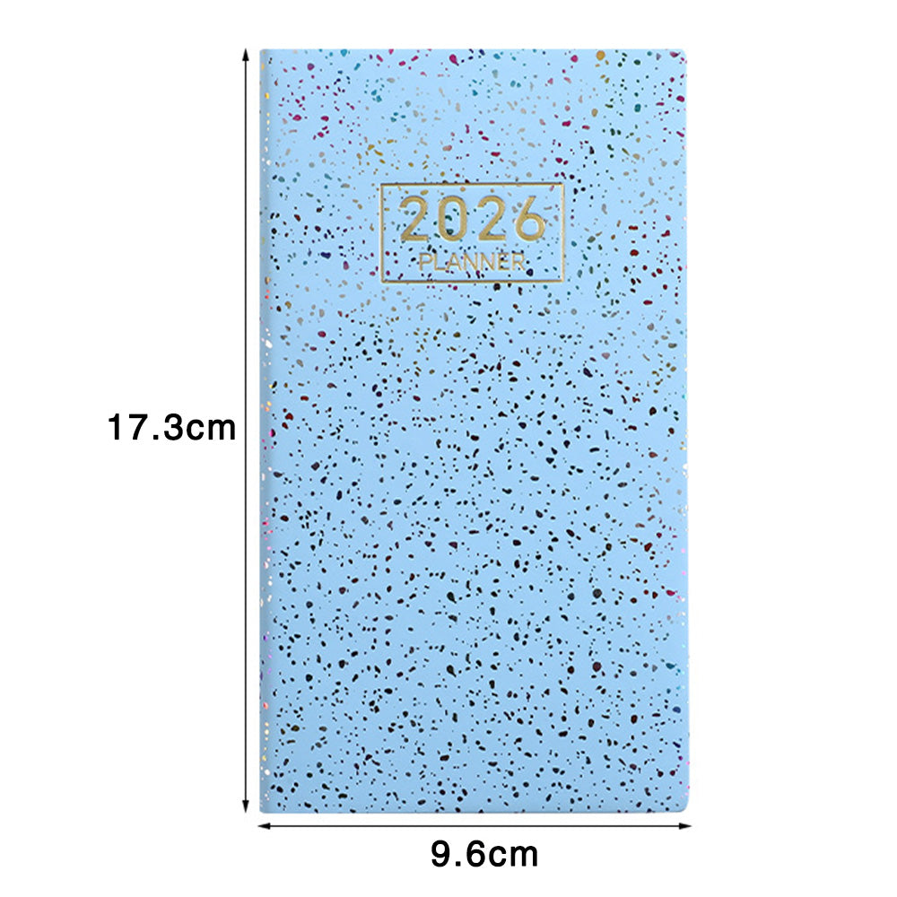 2026 Pocket Planner Calendar Portable A6 Daily Planner