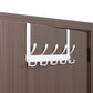 Stainless Steel Over The Door Hooks Durable Door Hangers for Kitchen Bathroom Bedroom
