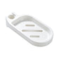 Adjustable Sliding Shower Rail Soap Dish Holder for 25cm Tubes