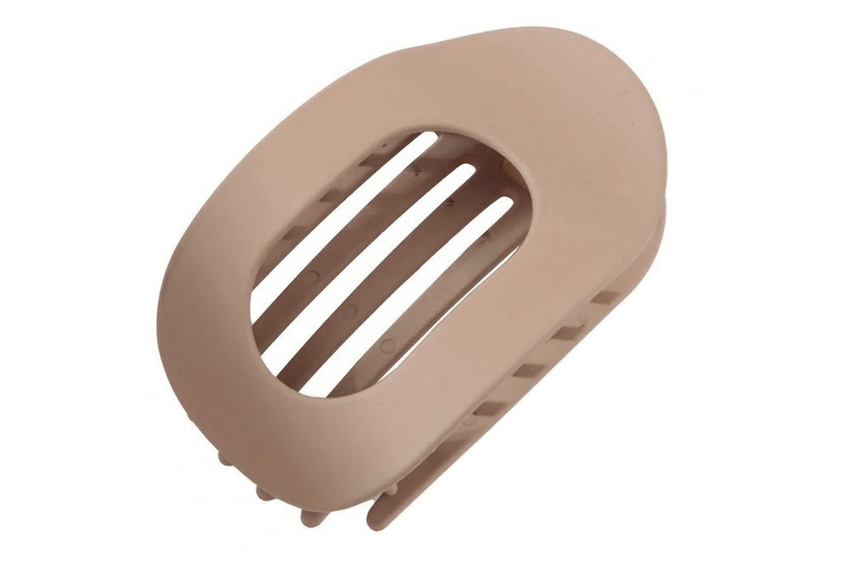 4-Piece Flat Hair Claw Clips Set for Women Strong Hold Styling