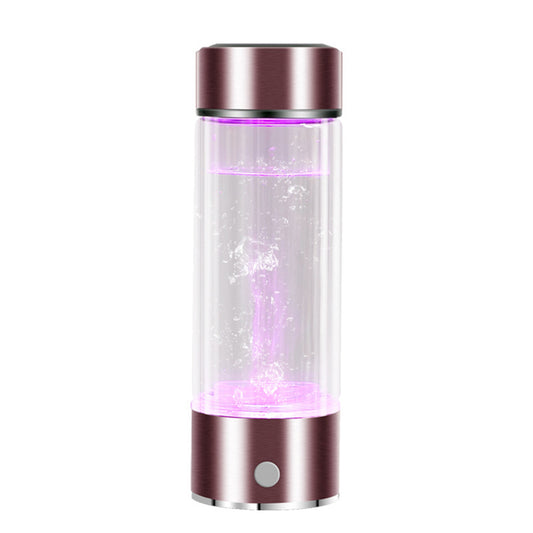 400ml Rechargeable Hydrogen-rich Water Maker Ionizer Generator Bottle
