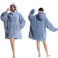 Unisex Hoodie Blanket Hooded Oversized Wearable Throw Blanket