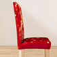 Christmas Chair Cover Slipcover for Dining Chairs for Christmas Parties and Holiday Decor
