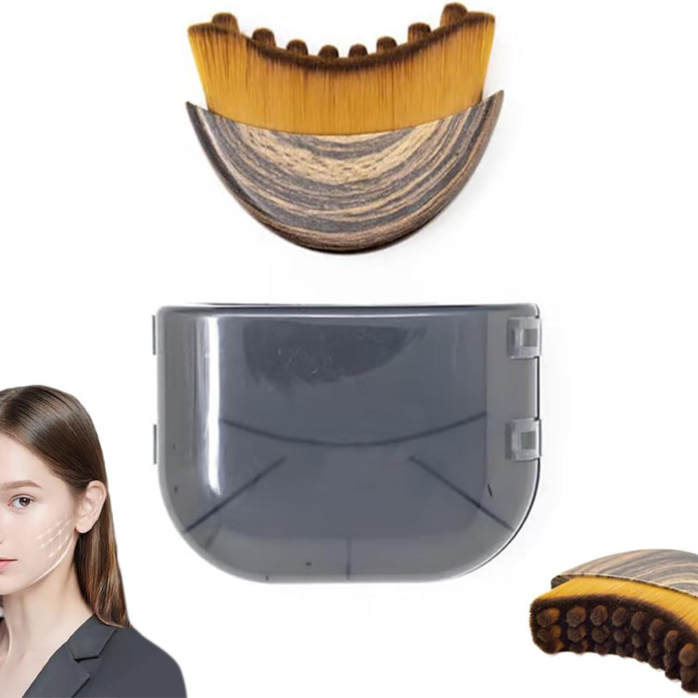 2Pcs New Lymphatic Contour Face Brush Gua Sha Skin Massage Care Tool