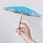 2Pcs Mini Adjustable Sun Shade Phone Umbrella with Suction Cup Stand