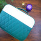 LED Mirror Makeup Case Hard Shell Rechargeable Lighted Cosmetic Organizer