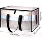 2Pcs 69x35x38CM Oversized Moving Bag with Reinforced Handles Transparent Heavy-Duty Storage Tote