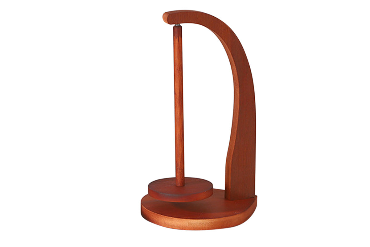 Yarn Holder for Crocheting and Knitting Wooden Yarn Spinner