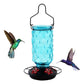 Stained Glass Hummingbird Feeder Wide Mouth Garden Decor