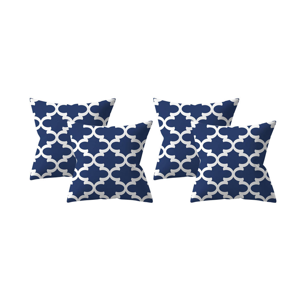 4Pcs 45X45cm Throw Pillow Cover Geometric Printed Throw Sofa Cushion Cases