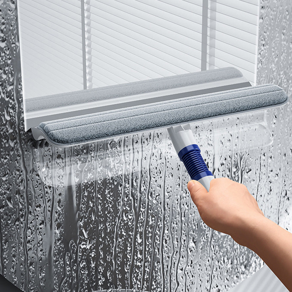 Window Cleaning Kit with Spray Mop High Rise Glass Cleaner for Home & Office