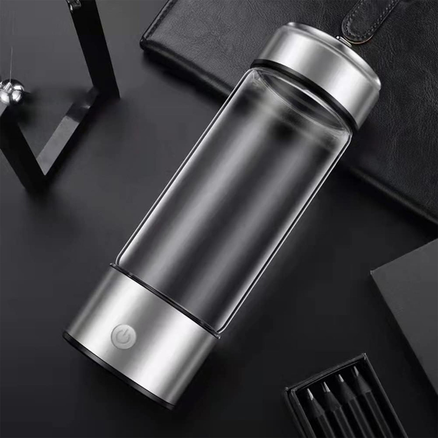 1000mAh 450ml Hydrogen Rich Water Cup Portable USB Rechargeable Ionized Water Generator