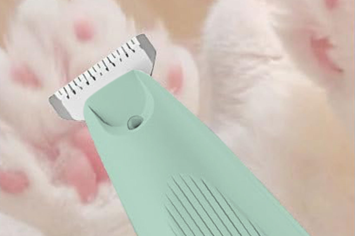 Dog Paw Trimmer with LED Light Cordless Digital Display Dual Speed Pet Groomer for Cats Dogs