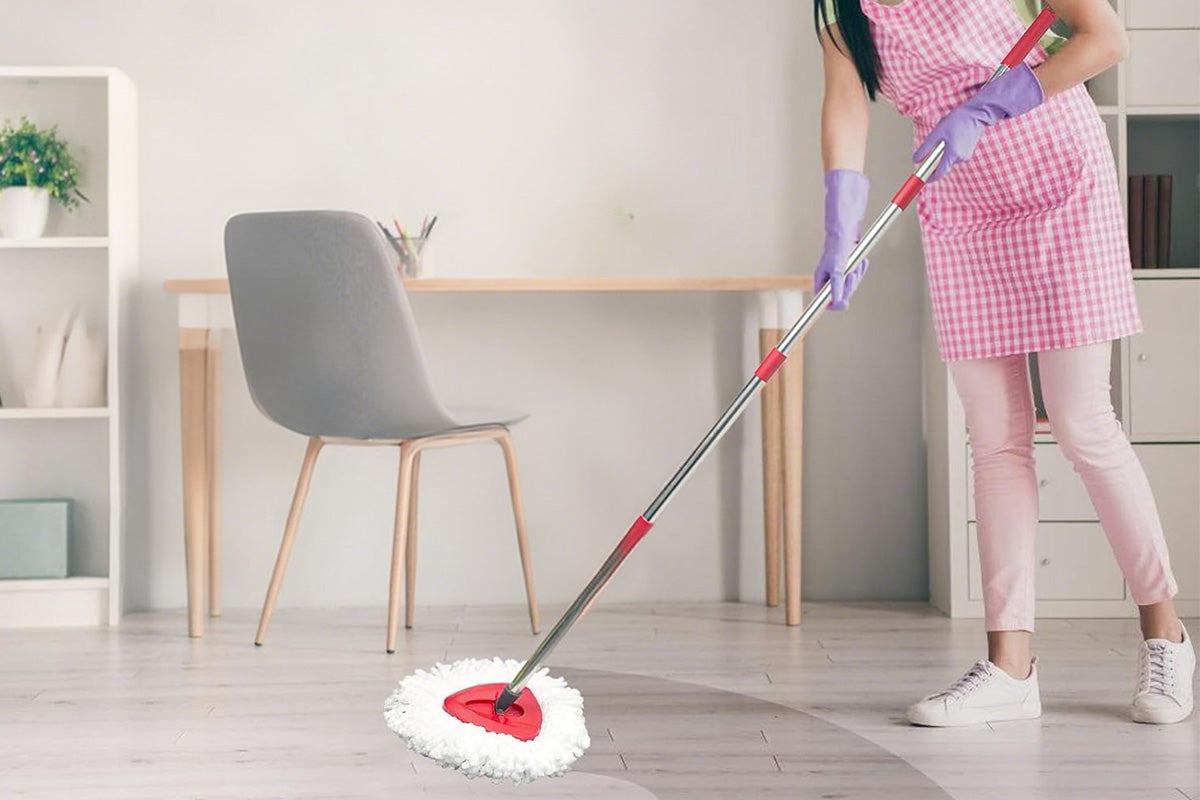 Replacement Spin Mop Head Set Compatible with O-Cedar EasyWring Spin Mop
