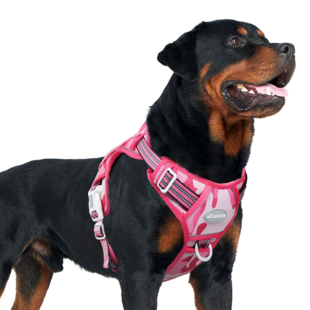 Tactical Dog Harness with Handle Reflective No Pull Military Working Vest