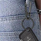 4 Pcs Metal Keychain Key Ring Clip Holder for Home Car Keys and Bags