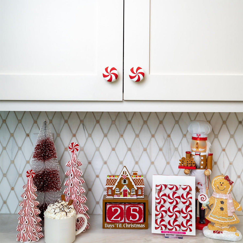 10 Pack Silicone Christmas Candy Cabinet Knob Decoration Covers