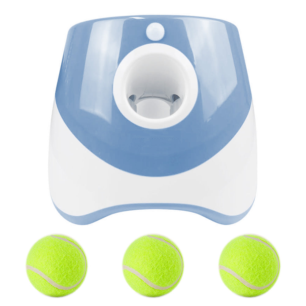 Automatic Dog Tennis Ball Launcher with 3 Balls and 3 Throwing Distances