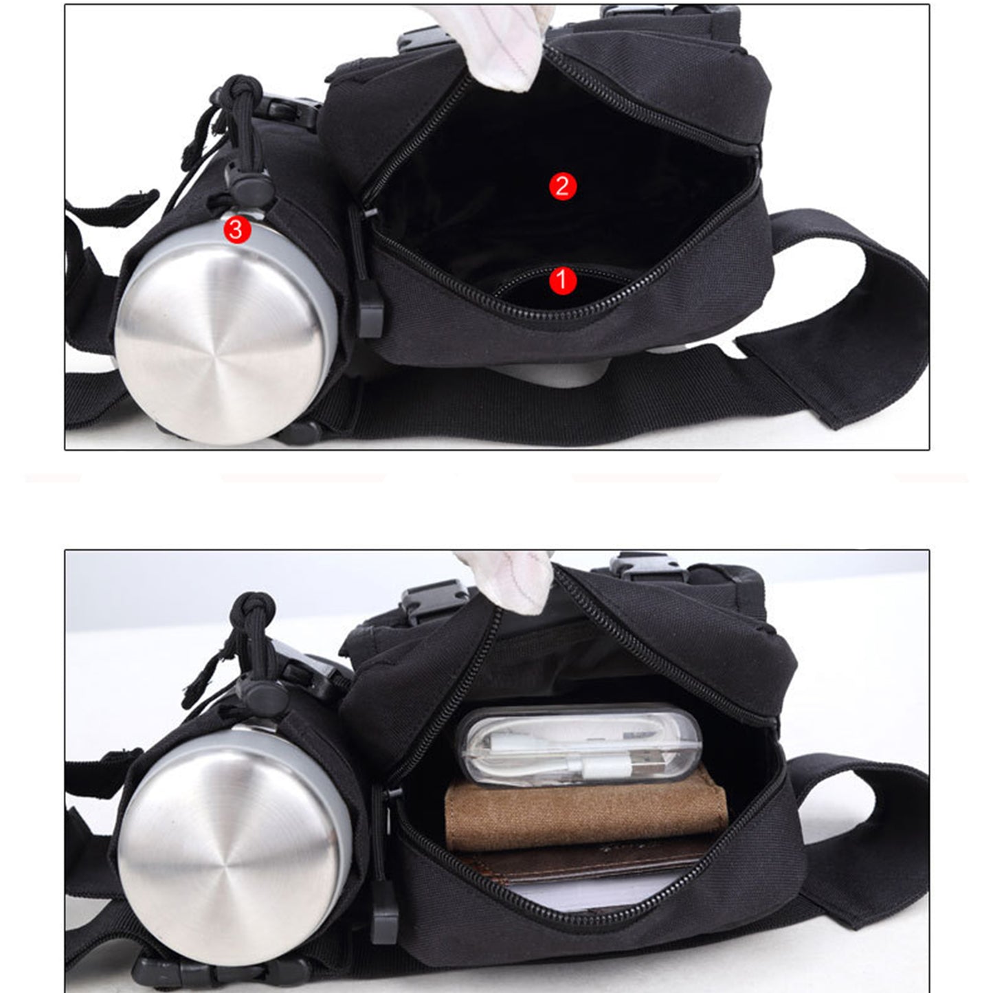Outdoor Water Resistant Waist Bag for Travel Fishing Cycling
