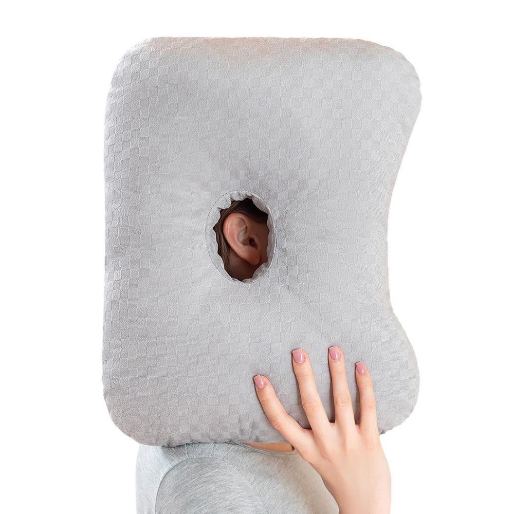 Ear Piercing Pillow for Side Sleepers with Hole Ear Pillow