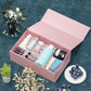 Easy Attached Foldable Cardboard Gift Box for Holiday Packaging-Pink