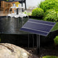 4W 3 Tiered Multifunctional Solar Bird Bath Fountain for Courtyard Patio Balcony