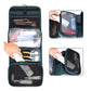 PU Leather Water-resistant Toiletry Bag Travel Bag Hanging Travel Organizer