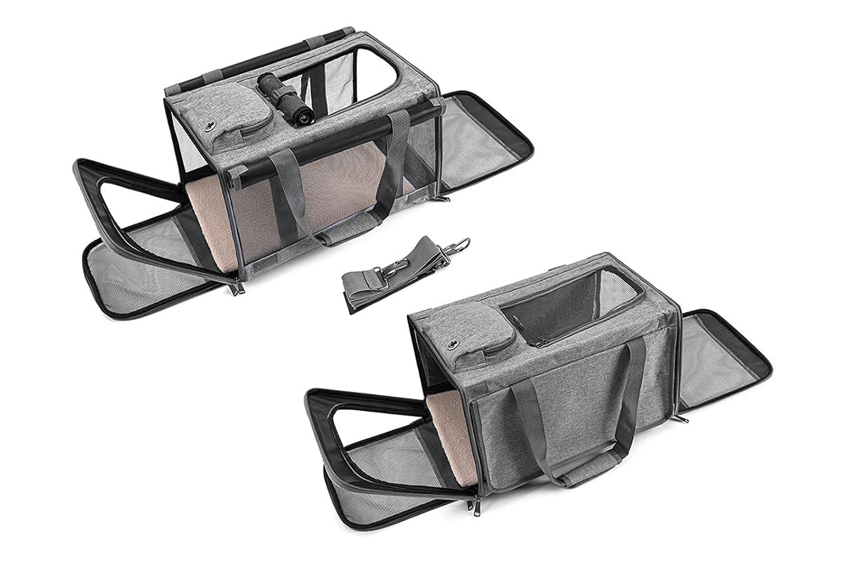 Pet Carrier for Large Cats Washable Dog Carrier Privacy Protection for Travel