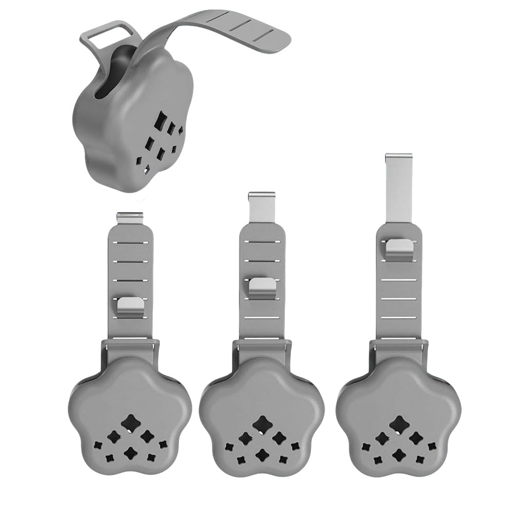 Adjustable Silicone Metal Toilet Tank Cleaning Tablet Hanging Holder