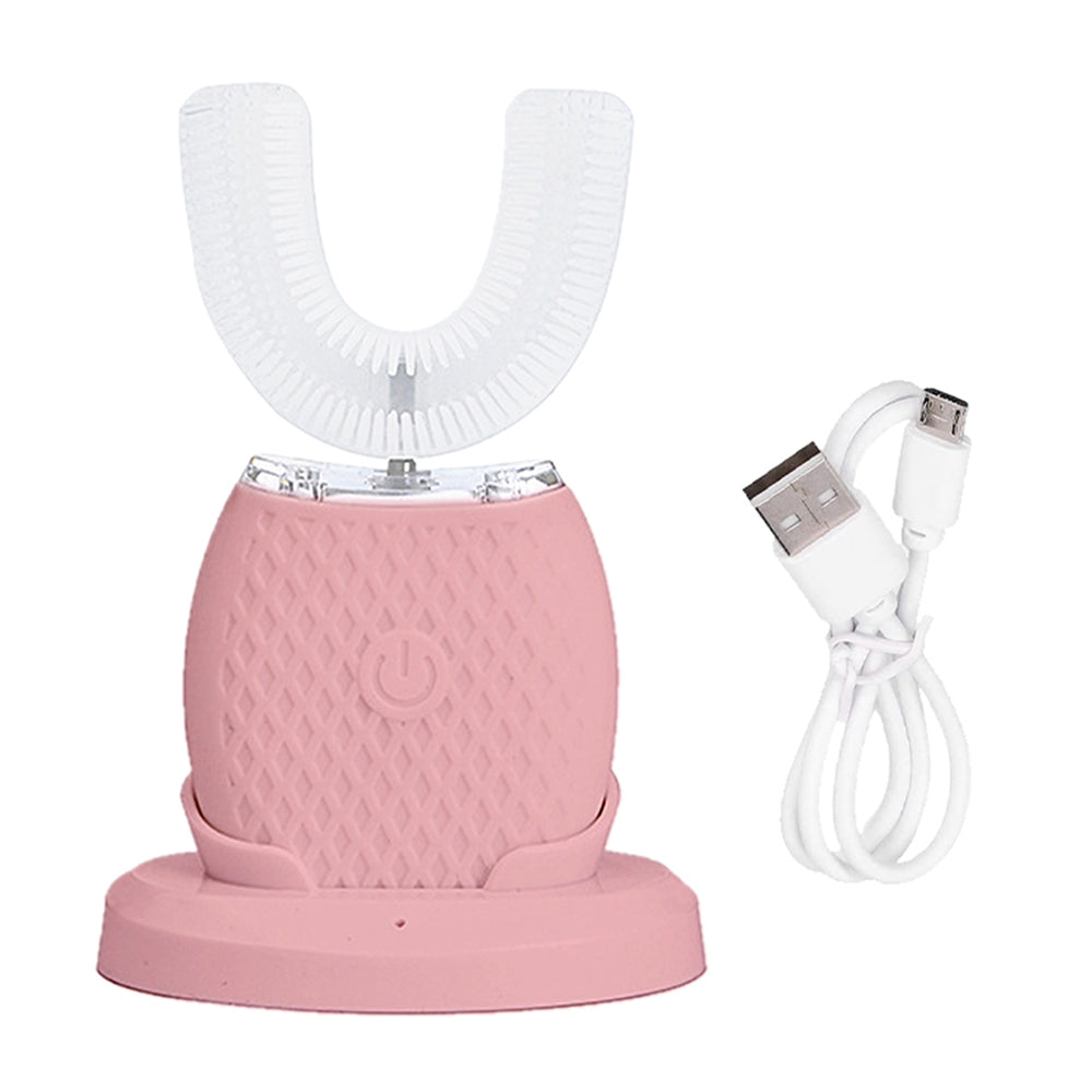 U Shaped Portable 360 Degree Ultrasonic Electric Toothbrush