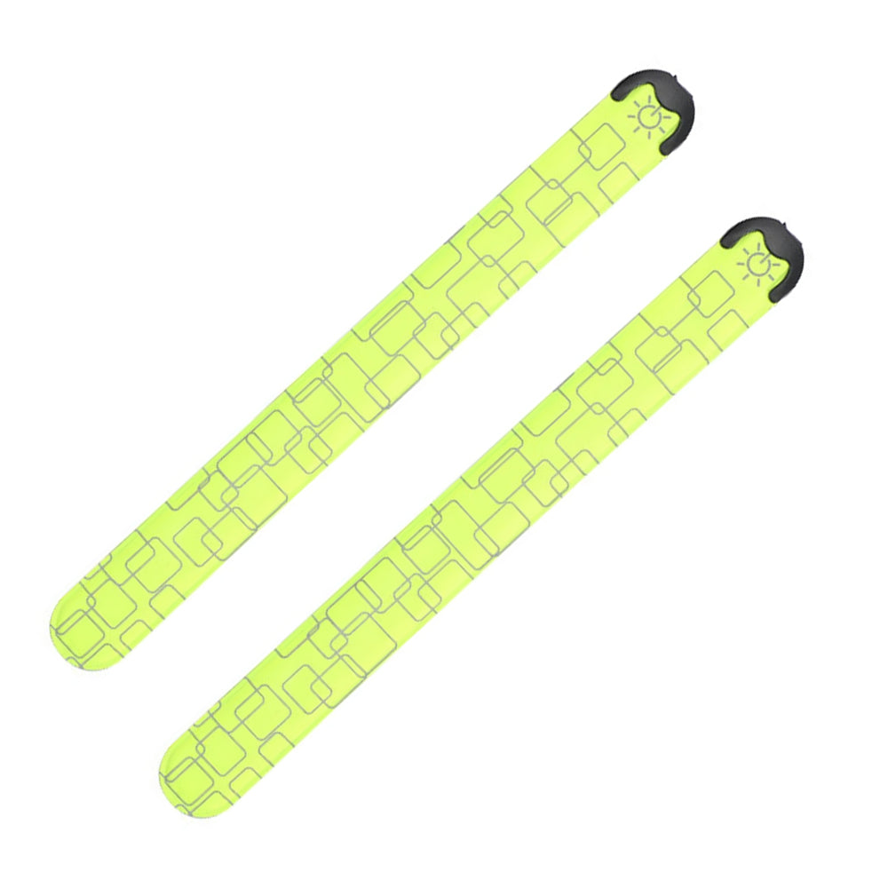 2Pcs LED Light-Up Armband Security Belt Night Running Cycling Arm Band
