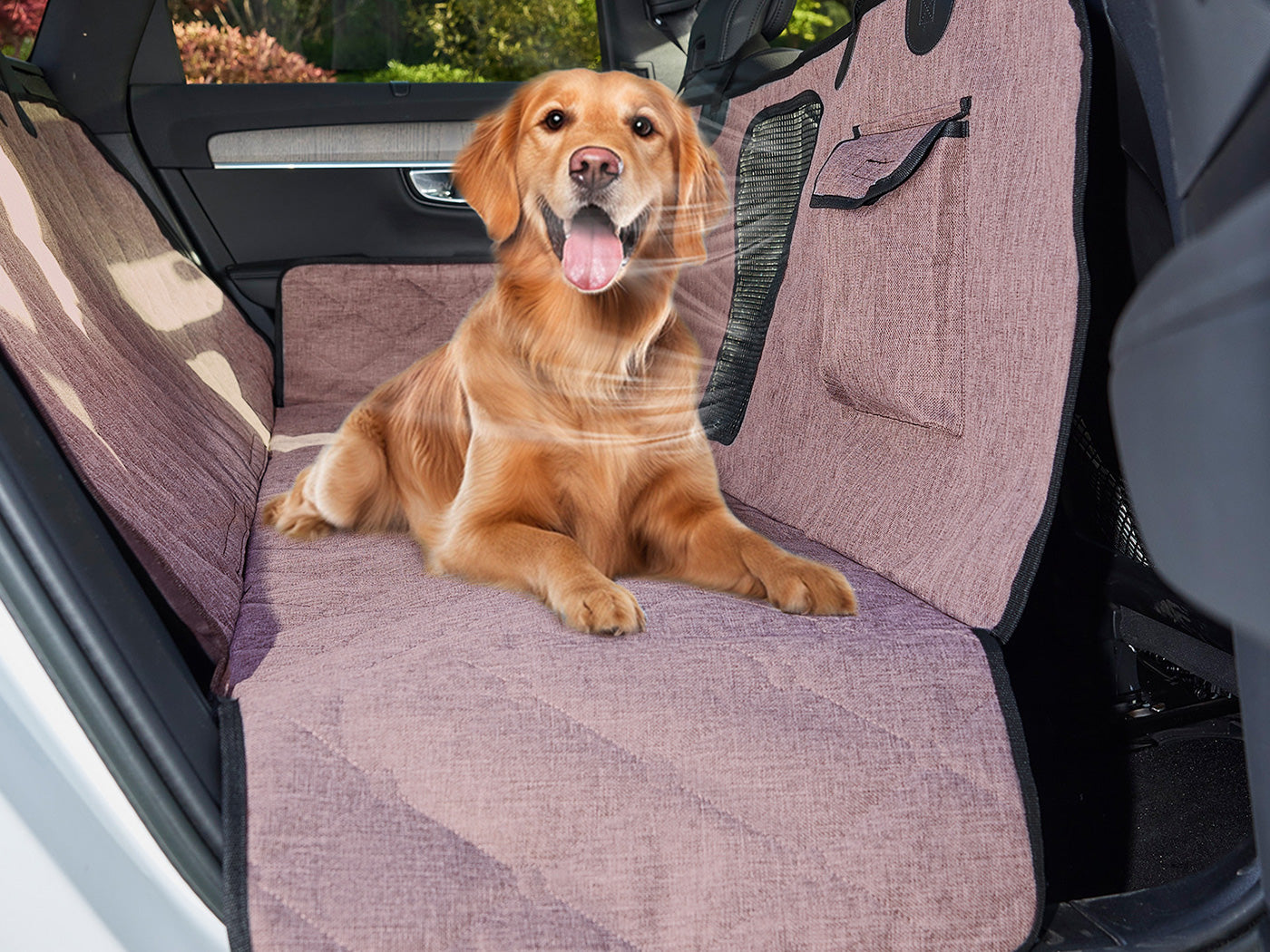Oxford Cloth Dog Car Seat Cover Back Seat Cover Cars Trucks SUVs Hammock for Pet
