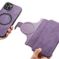 Magnetic Wallet Case for iPhone 17Series RFID Blocking Card Holder Phone Stand