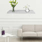 2Pcs Mild Steel Shelf Bracket Reinforced Heavy Duty Floating Shelves-White