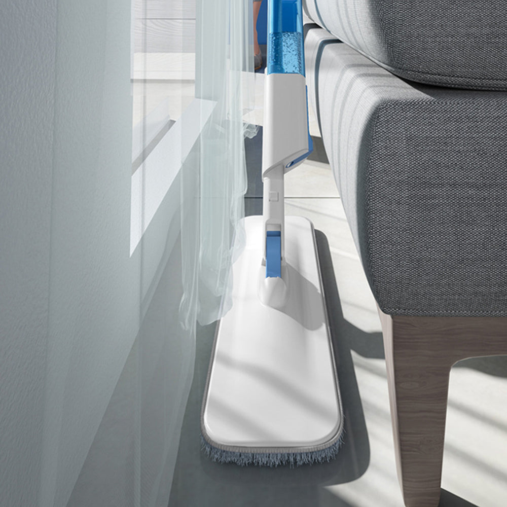 Double-sided Movable 2-in-1 Squeegee Mop with 5 Mop Cloth for Window Floor Cleaning