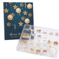 24PCS Christmas Jewelry Advent Calendar Bracelet Necklace Ring Earrings Set