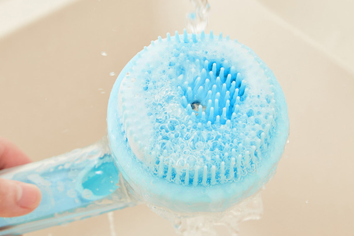 2 In 1 Dog Bath Brush With Built In Shampoo Dispenser Dog Shampoo Brush Bubble Maker