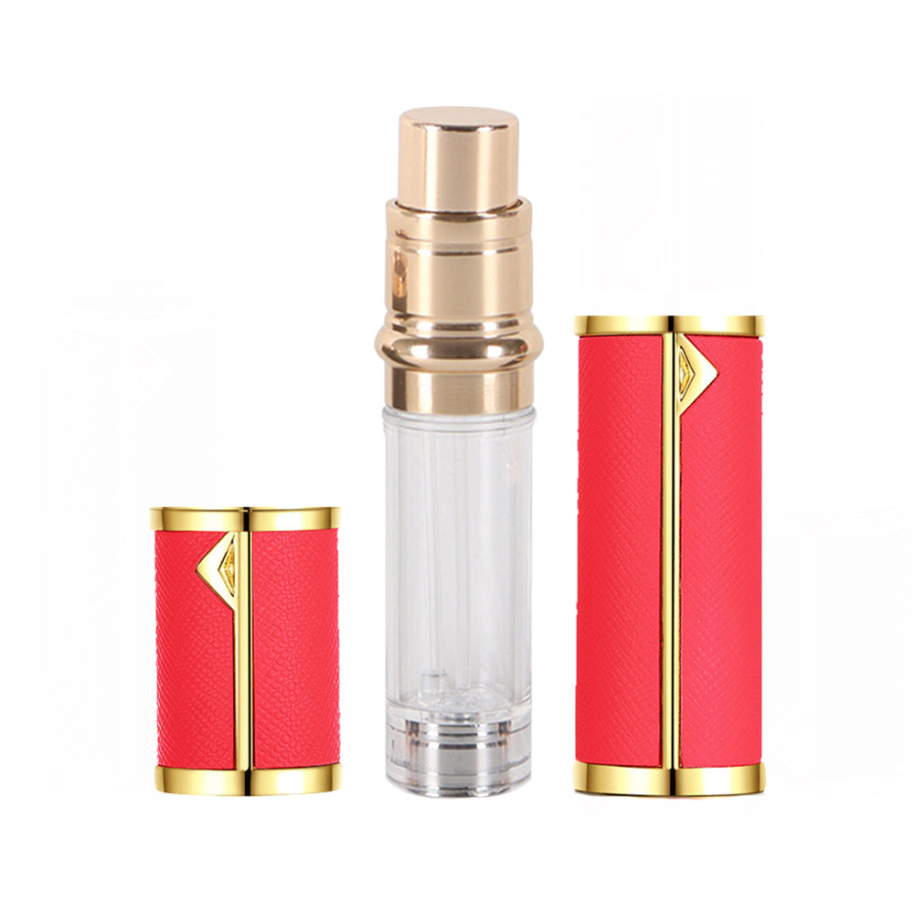 5ml PU Leather Refillable Perfume Spray Travel Atomizer Bottle Perfume Container